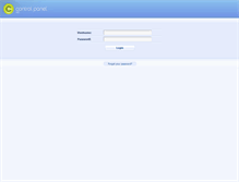 Tablet Screenshot of cp.server322.com